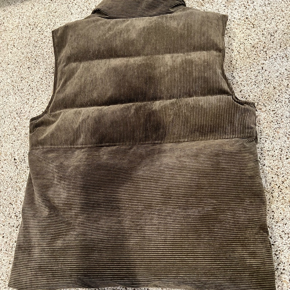 Pendleton Corduroy TPU Vest Breen Full Zip Size M NWT - Picture 5 of 7